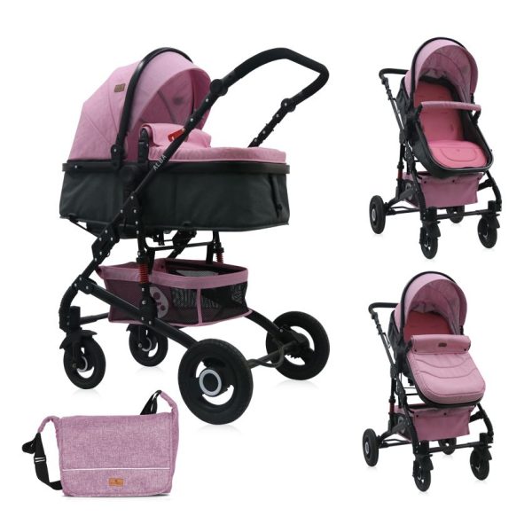Carucior combinat Lorell Alba 2020 Pink