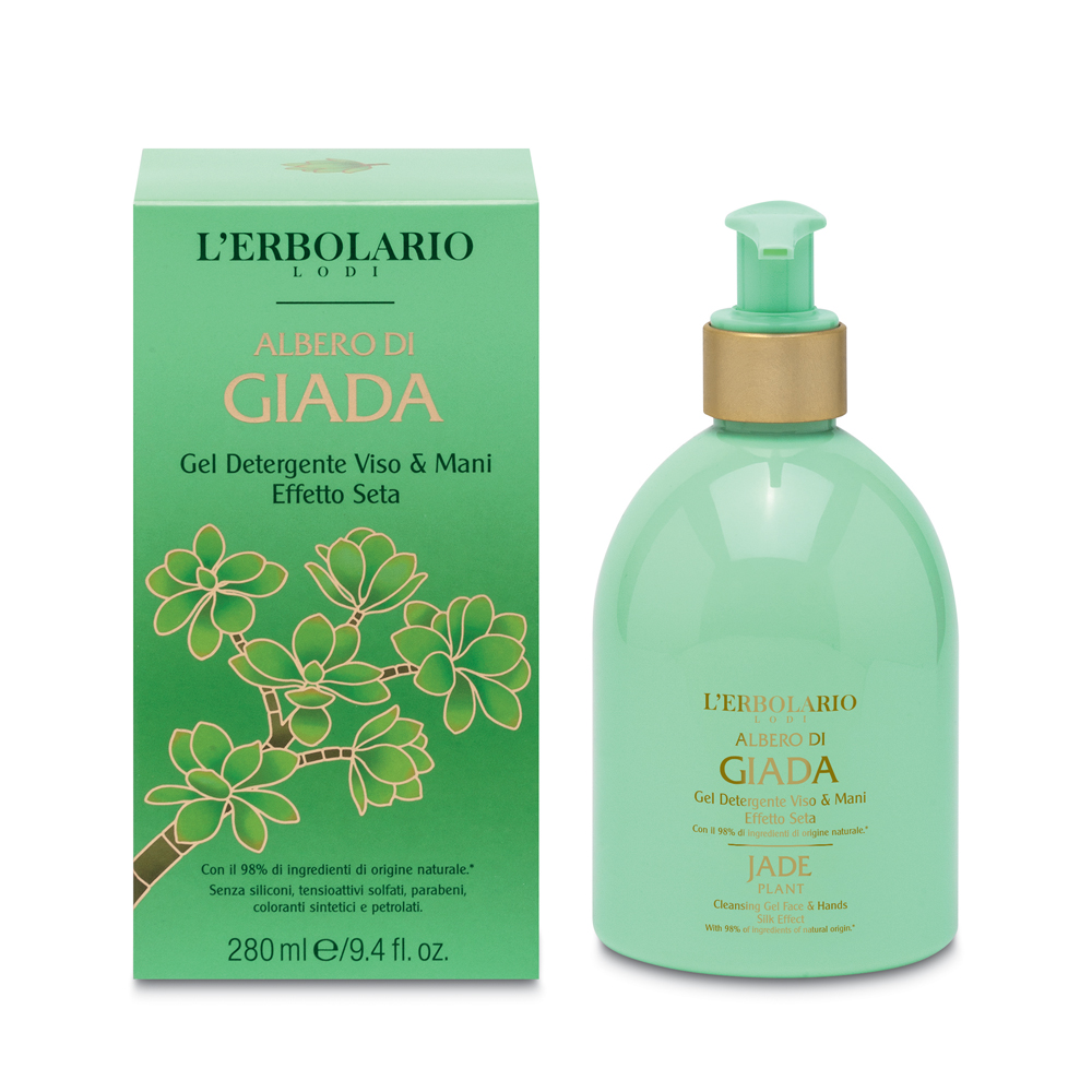 Gel de curatare fata si maini Jade, 280ml, L'Erbolario