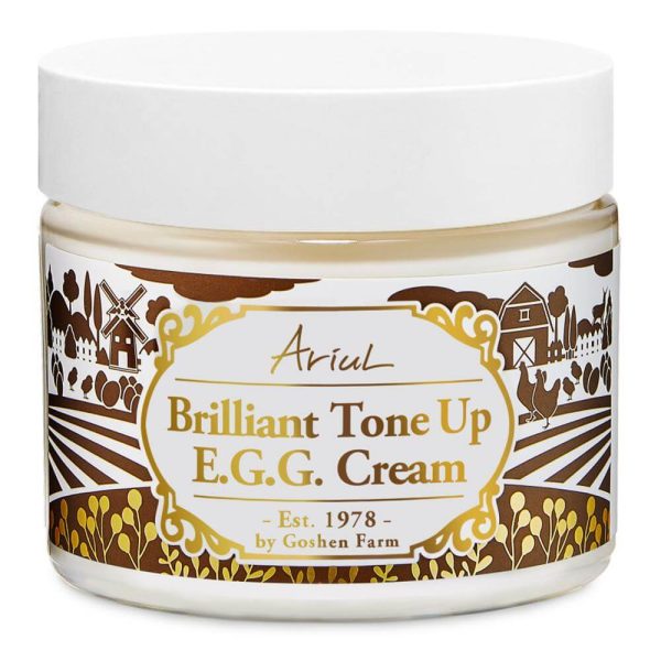 Crema de fata antirid si hidratare intensă Brilliant Tone Up EGG, 70ml, Ariul