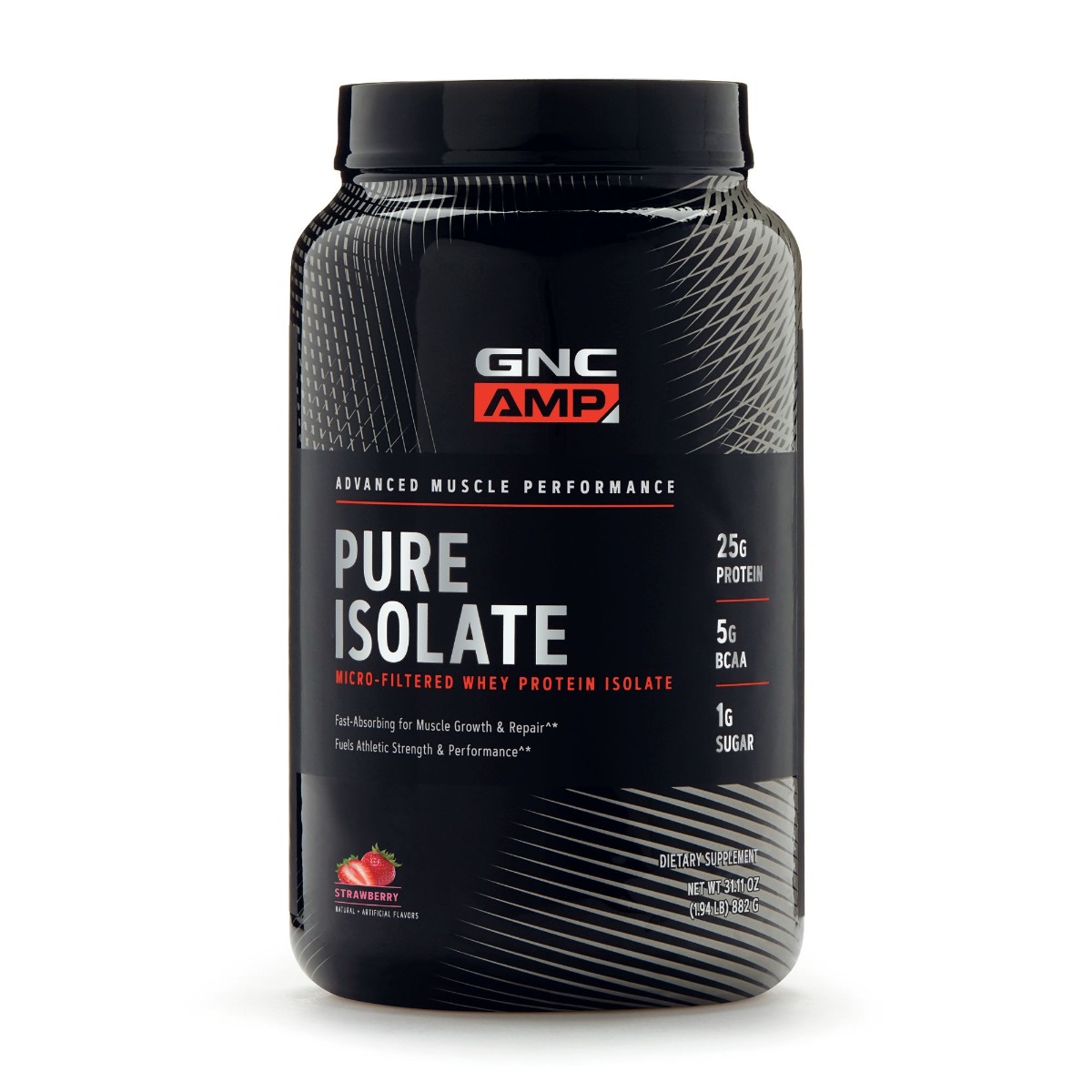 cfcebed7b5516_product_1563972655.jpg Proteina din zer cu aroma de capsuni AMP Pure Isolate, 882g, GNC