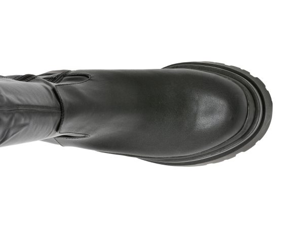 Cizme ALDO negre, MAJORR007, din piele ecologica