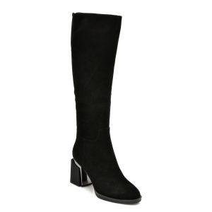 Cizme EPICA negre, AY0138E, din piele intoarsa