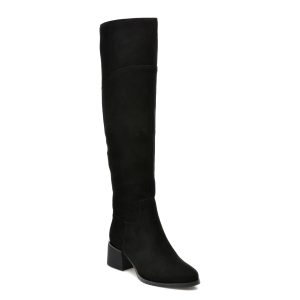 Cizme EPICA negre, WR025T1, din piele intoarsa