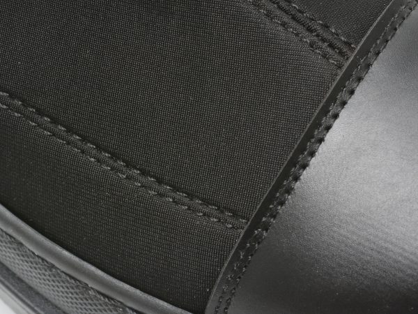 Cizme FLAVIA PASSINI negre, MST01, din material textil si piele naturala