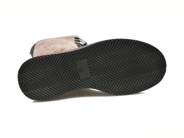 Cizme GOLD DEER gri, 632877, din piele intoarsa