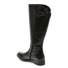Cizme TRIVICT negre, W09108, din piele naturala