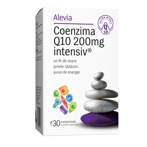 coenzima2_12.jpg Coenzima Q10 200 mg intensiv, 30 comprimate, Alevia