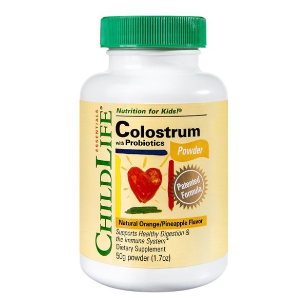 colostrum-50g-800x800-1.jpg Colostrum with Probiotics Childlife Essentials, 50 g, Secom