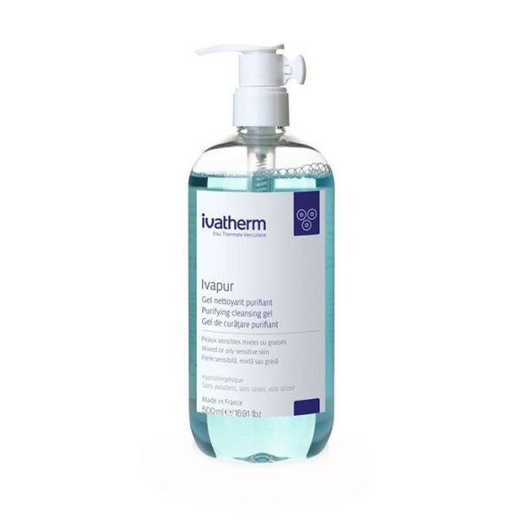 d85f5e52acee5_5943076000848.jpg Gel spumant purifiant de curatare Ivapur, 500ml, Ivatherm