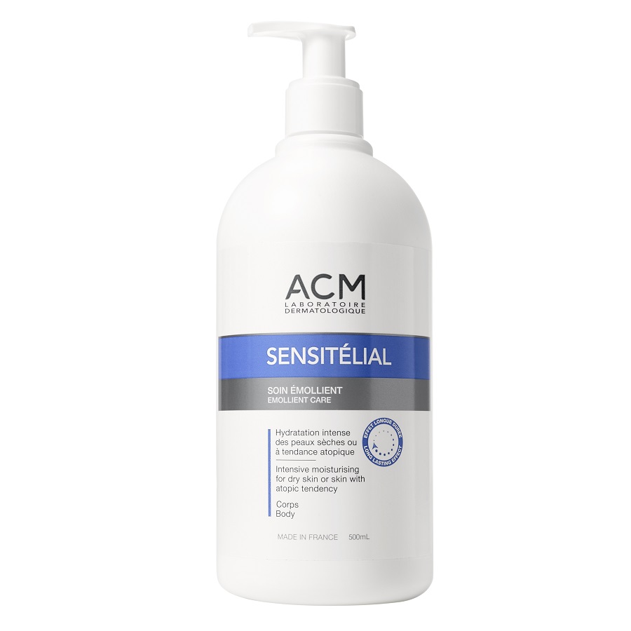 e1b072aa27df5_acm_sensi.jpg Crema emolienta pentru hidratare intensiva Sensitelial, 500ml, ACM