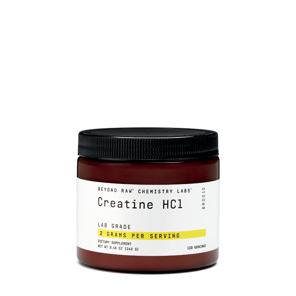 e7e8514017516_product_1569501491.jpg Creatina HCl fara aroma Beyond Raw Chemistry Labs, 240g, GNC
