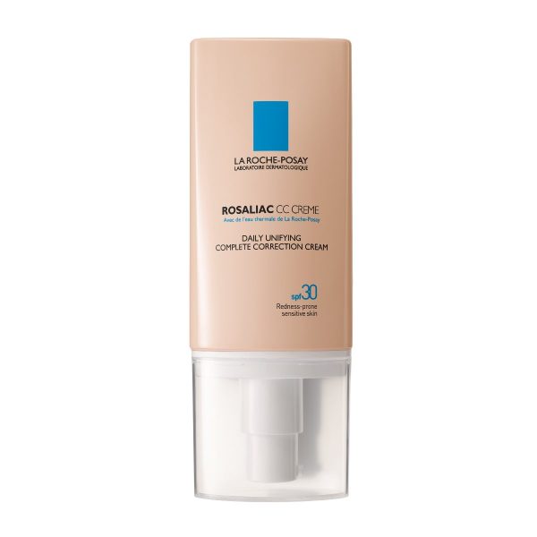 Crema zilnica de ingrijire si uniformizare a tenului cu roseata SPF30 Rosaliac CC, 50ml, La Roche-Posay