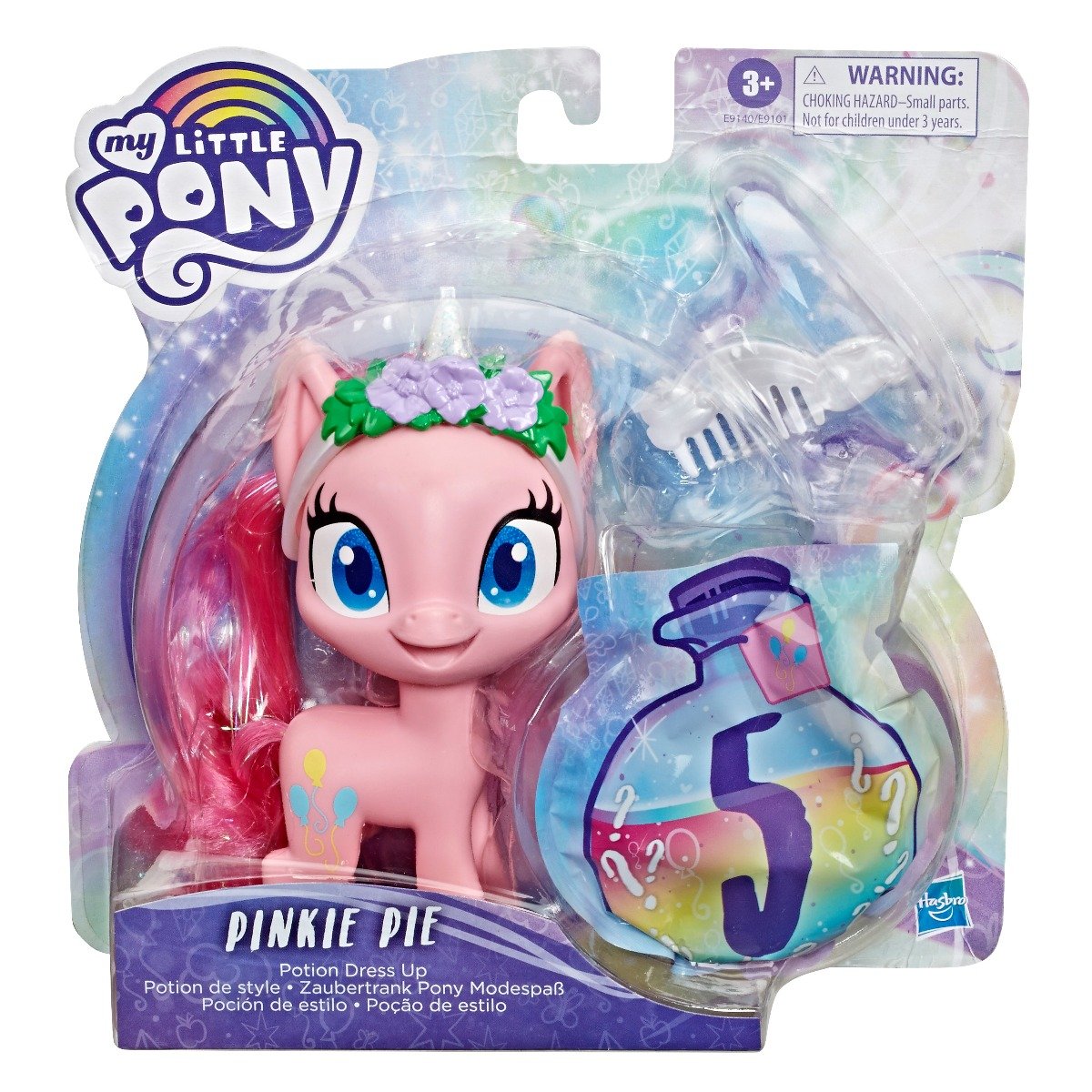 Figurina cu accesorii surpriza My Little Pony Potiunea Magica, Pinkie Pie E9140