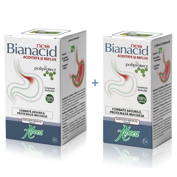 ee7cc713c0a16_pachet-neobianacid-acid-si-reflux-14-45-tbl-cutie-site-copy.jpg Pachet NeoBianacid cu poliprotect pentru aciditate și reflux, 45 comprimate + 14 comprimate, Aboca