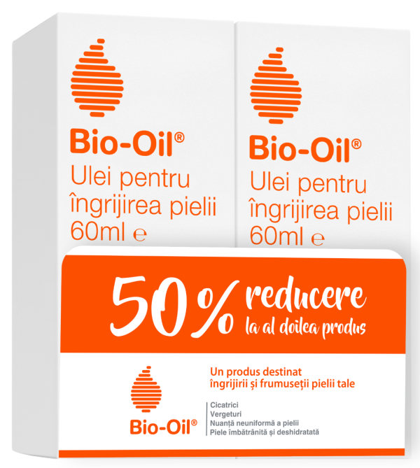 f075016705206_bio-oil_ro_fata.png Ulei pentru ingrijirea pielii, 60ml, 1+50% la al doilea produs, Bio-Oil