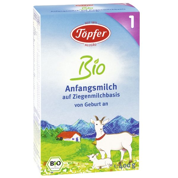 Lapte de capra Bio 1, 400g, Topfer