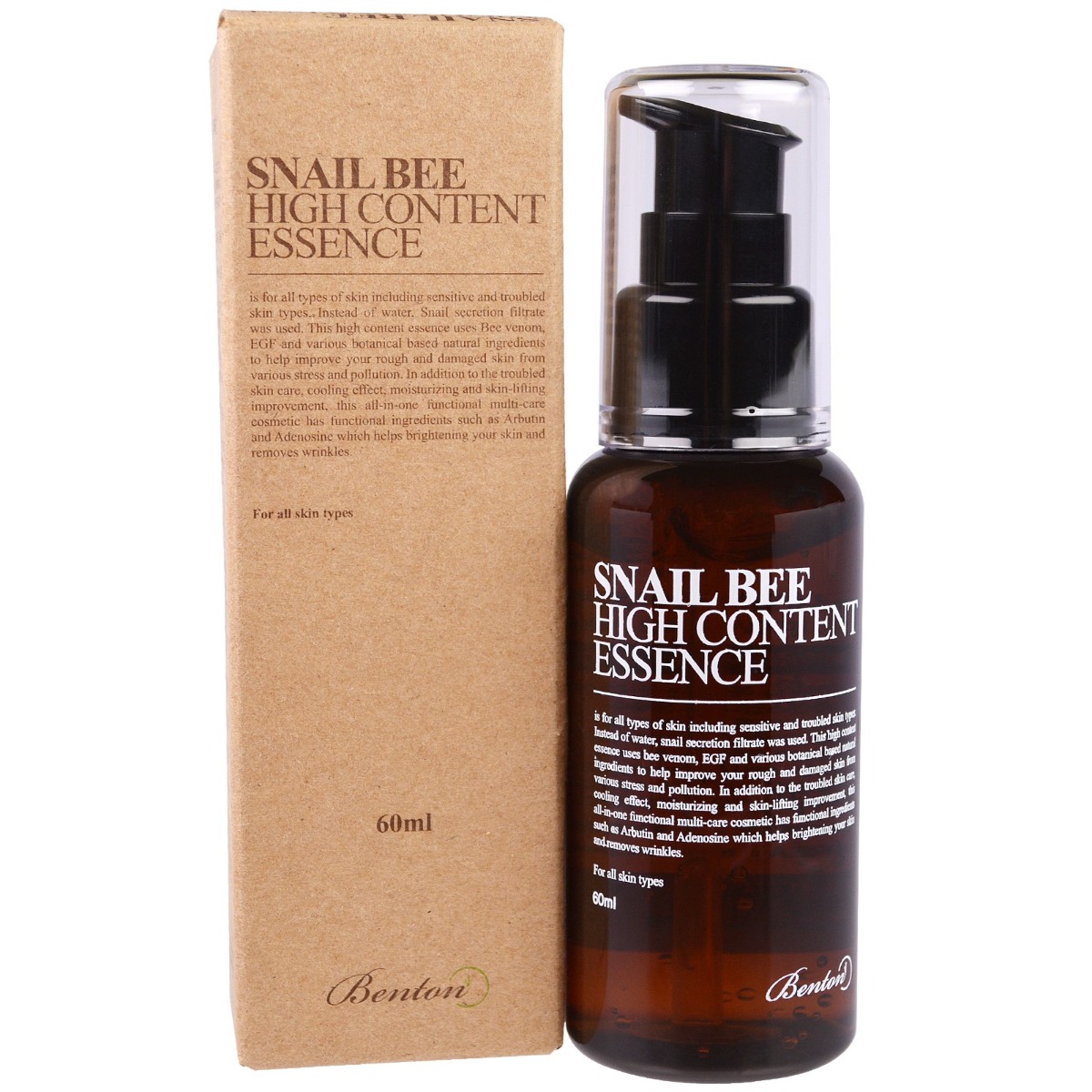 f853a8b92ab06_benton-snail-bee-high-content-steam-essence.jpg Esenta hidratanta cu secretie de melc si venin de albina, 60ml, Benton