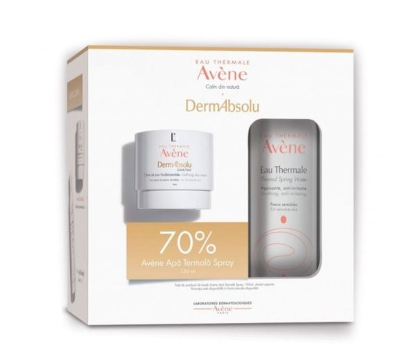 fcaac8d952af5_avene_derma.jpg Pachet Crema de zi fermitate DermAbsolu 40ml + 70% reducere la Apa termala spray 150ml, Avene