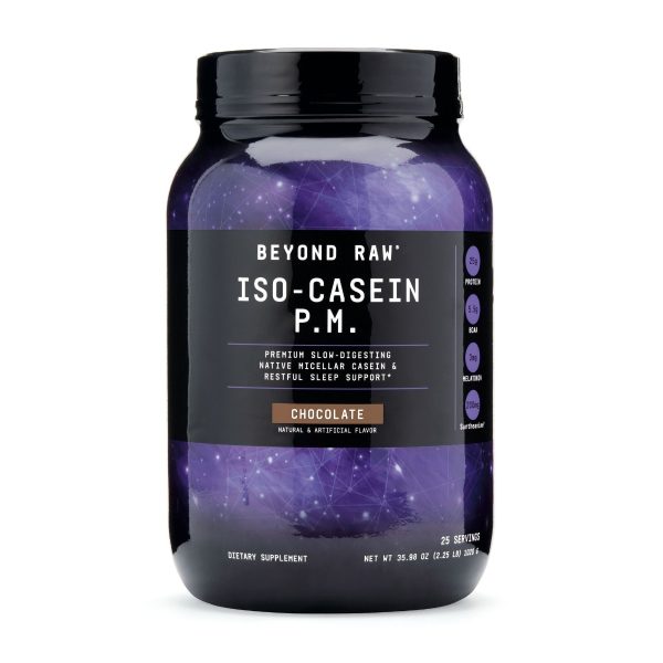 fceacdceaa516_369860_web_beyond_raw_iso_casein_pm_chocolate_front_tub.jpg Iso-Cazeina cu aroma de ciocolata ISO-Casein P.M., 1020g, Beyond Raw