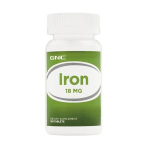 Fier Iron 18mg, 100 tablete, GNC