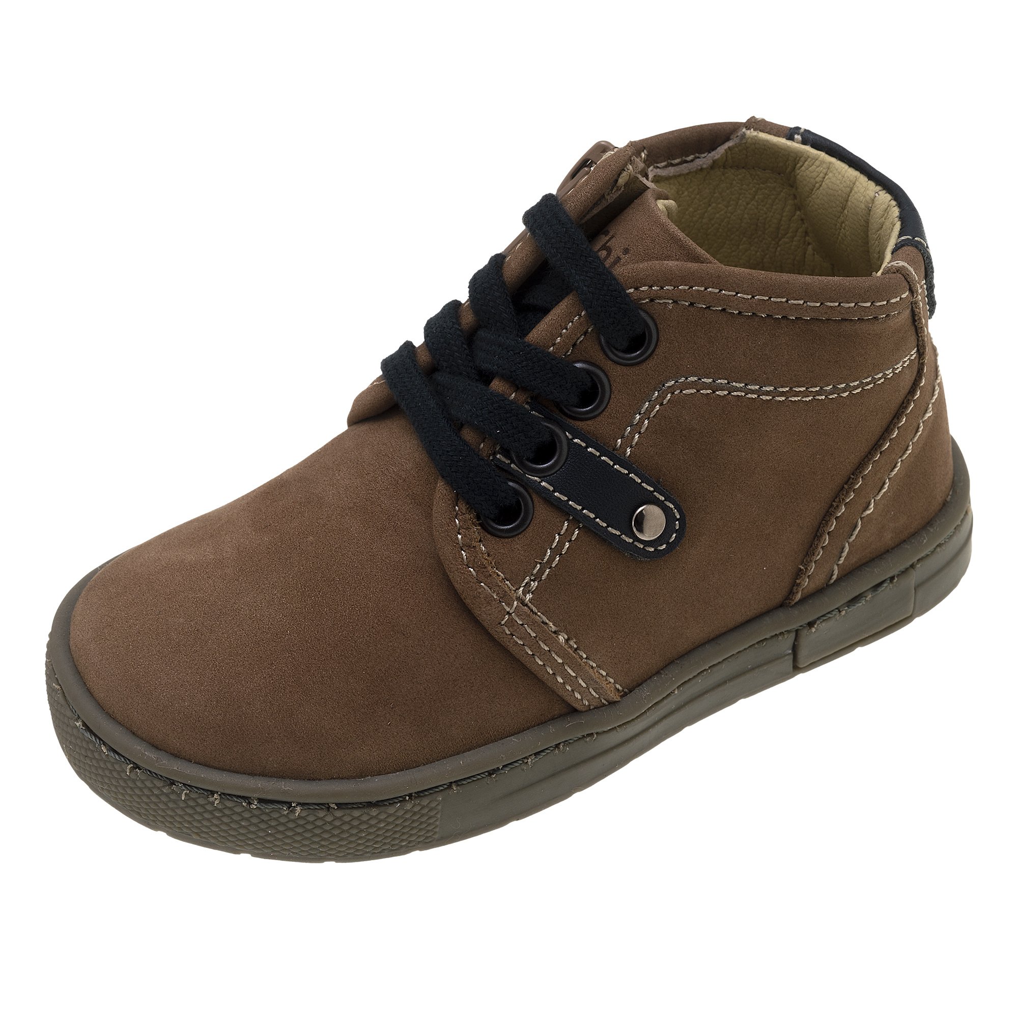 Ghete copii Chicco, piele intoarsa, maro, 62607