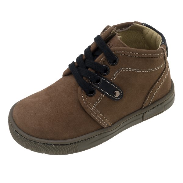 Ghete copii Chicco, piele intoarsa, maro, 62607