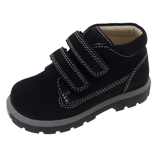 Ghete copii Chicco Codot, piele intoarsa, bleumarin, 62591