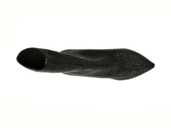 Ghete ALDO negre, DELUDITH009, din material textil
