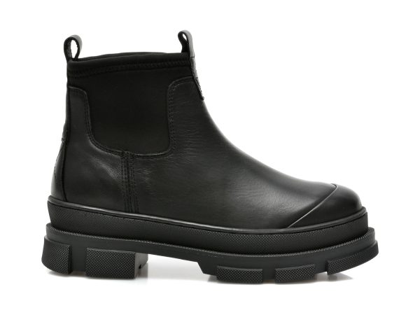 Ghete ALDO negre, PUDDLE001, din piele naturala