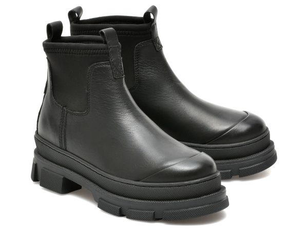 Ghete ALDO negre, PUDDLE001, din piele naturala