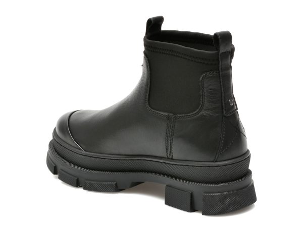 Ghete ALDO negre, PUDDLE001, din piele naturala