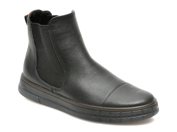 Ghete ARA negre, 25209, din piele naturala