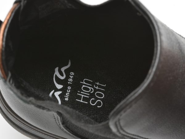 Ghete ARA negre, 25209, din piele naturala