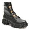 Ghete BABOOS negre, 7705, din piele naturala