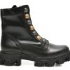 Ghete BABOOS negre, 7705, din piele naturala
