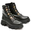 Ghete BABOOS negre, 7705, din piele naturala