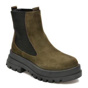 Ghete BRAVELLI kaki, 71241, din nabuc
