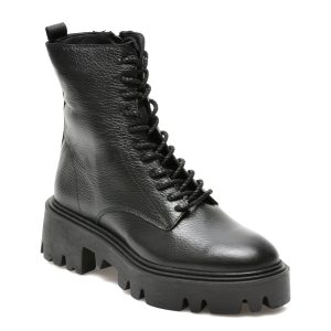 Ghete BRAVELLI negre, 71281, din piele naturala