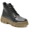 Ghete BRAVELLI negre, 71330, din piele naturala