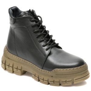 Ghete BRAVELLI negre, 71330, din piele naturala