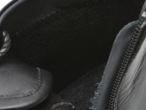 Ghete BRAVELLI negre, 71330, din piele naturala