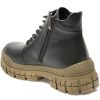 Ghete BRAVELLI negre, 71330, din piele naturala