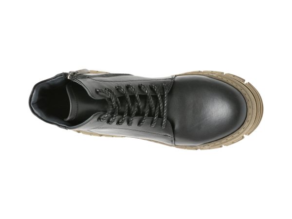Ghete BRAVELLI negre, 71330, din piele naturala