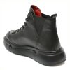 Ghete BRAVELLI negre, 71373, din piele naturala