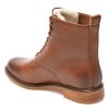 Ghete CLARKS maro, CLARKDALE LACE, din piele naturala