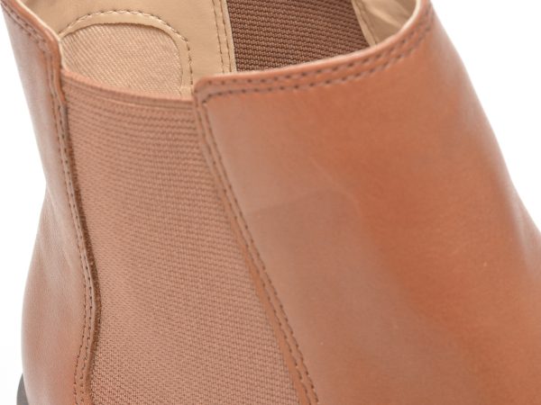 Ghete CLARKS maro, GRIFFIN PLAZA, din piele naturala