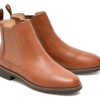 Ghete CLARKS maro, GRIFFIN PLAZA, din piele naturala