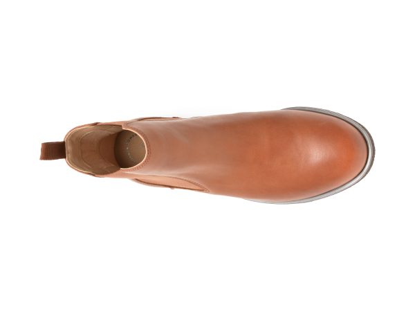 Ghete CLARKS maro, GRIFFIN PLAZA, din piele naturala