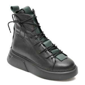 Ghete EPICA negre, X300, din piele naturala