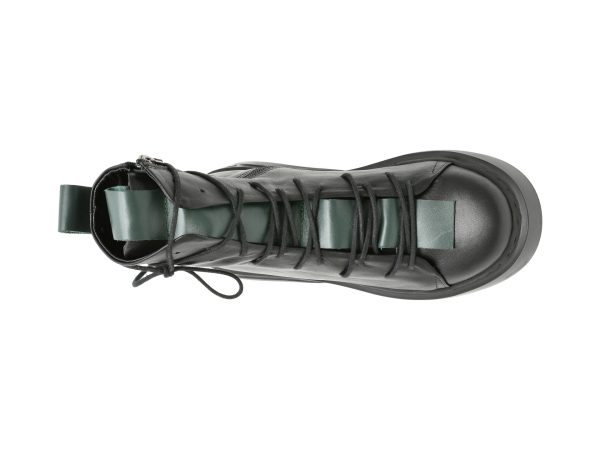 Ghete EPICA negre, X300, din piele naturala